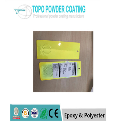 Ral1026 High Glossy Polyester Powder Coating Murni Non Toxic Untuk Industri Pipa