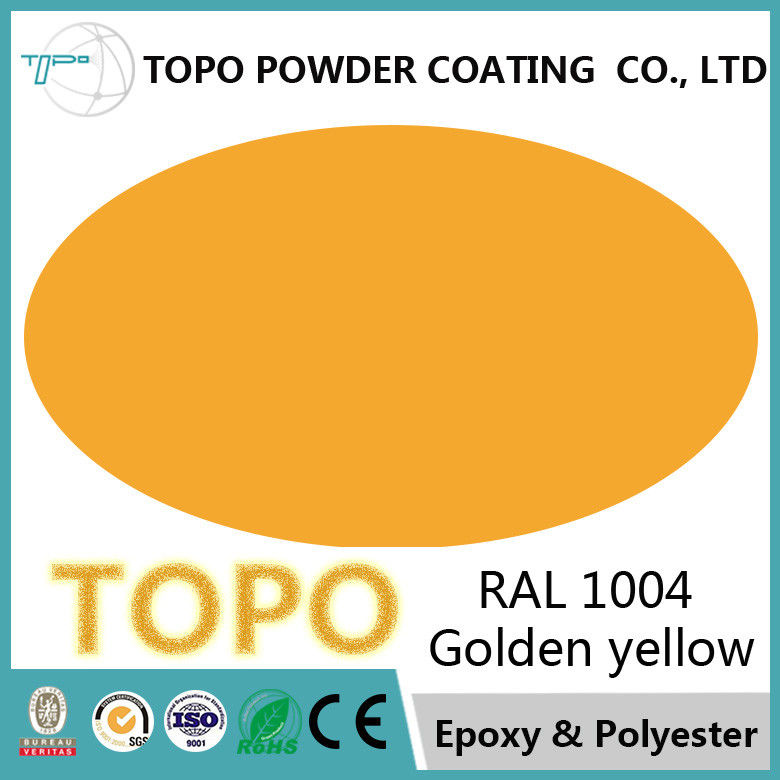 Rebar Steel Epoxy Powder Coat Paint, RAL 1004 Powder Coating Korosi Resistance