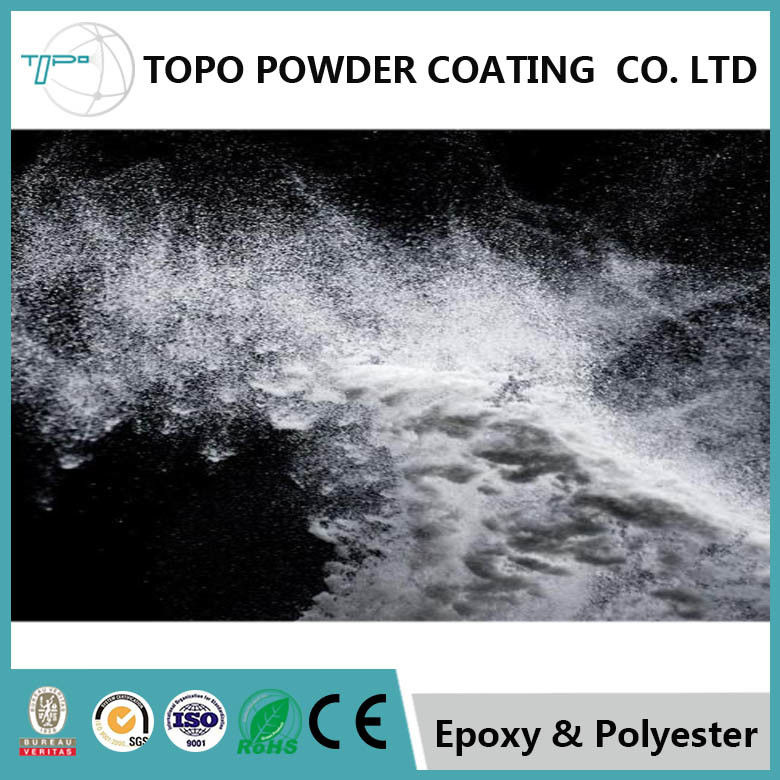 RAL 1000 Hijau Beige Suhu Tinggi Seng kaya Epoxy Polyester Cat Powder Coating Untuk Kompor Gas Pemeriksaan Gemuk