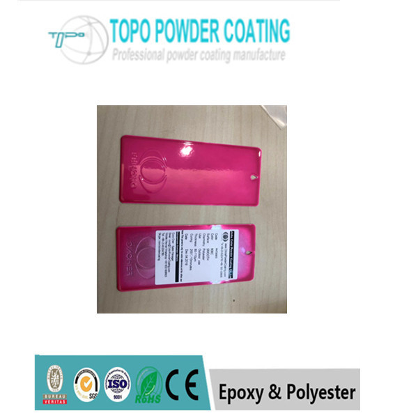 Thermosetting Polyester Komersial Powder Coating PANTONG806C Warna Merah