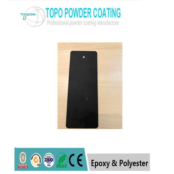 Thermosetting Polyester Commercial RAL9005 Sandy Powder Coating Warna Hitam