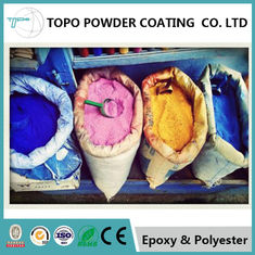 Panel Langit Epoxy Polyester Powder Coating RAL 1022 Lalu Lintas Warna Kuning